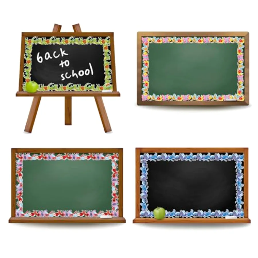 69 Ft Insect Bulletin Board Borders Colorful Cartoon Bug Adhesive Trim, view 4