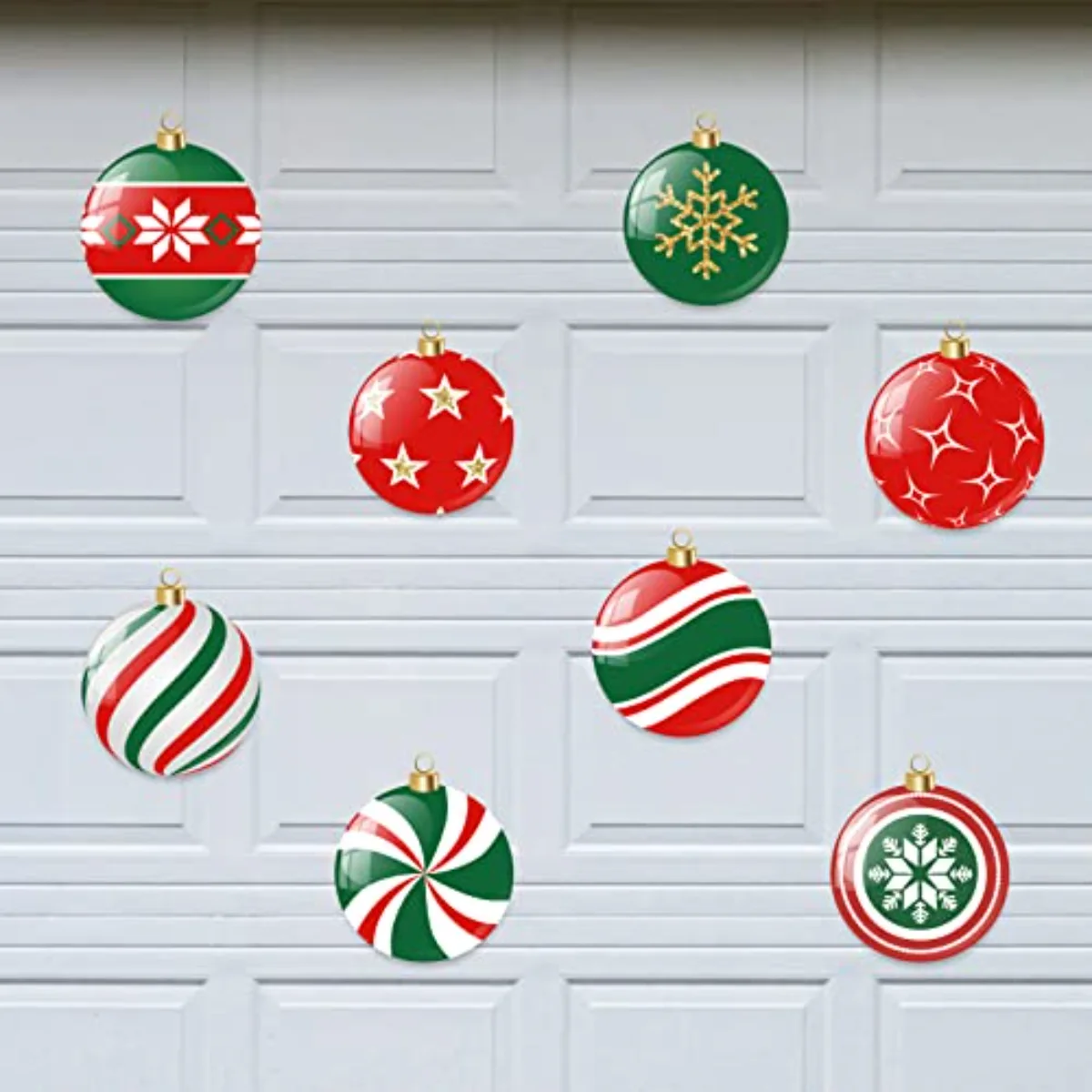 Christmas Garage Door Magnets Colorful Christmas Ball Magnet Decoration