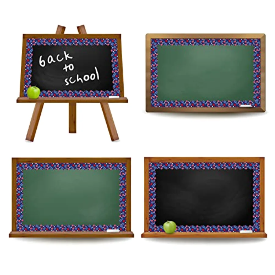 32.8ft Patriotic Star Bulletin Board Borders, view 3