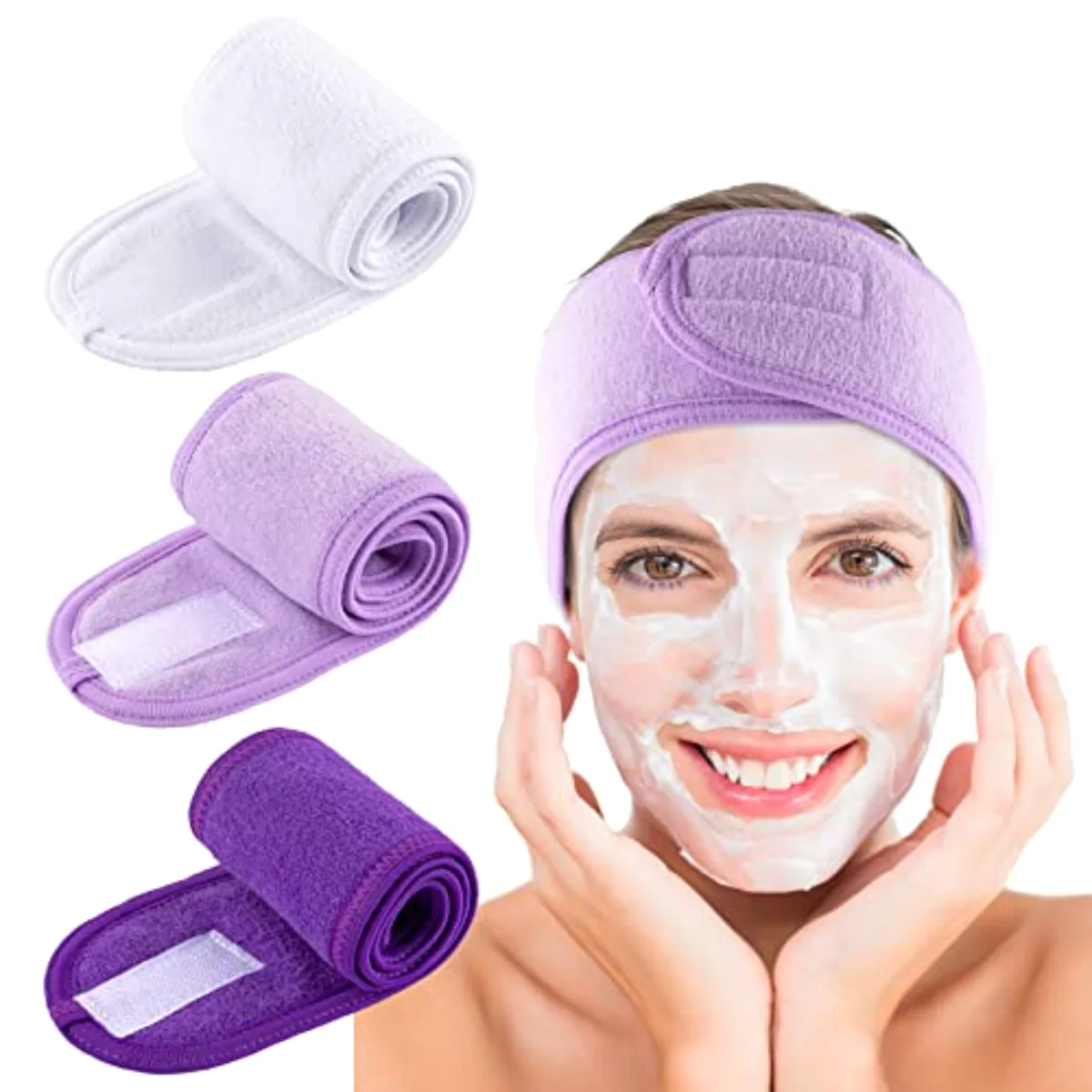 Spa Facial Headband Make Up Wrap Head Terry (VCTZ)
