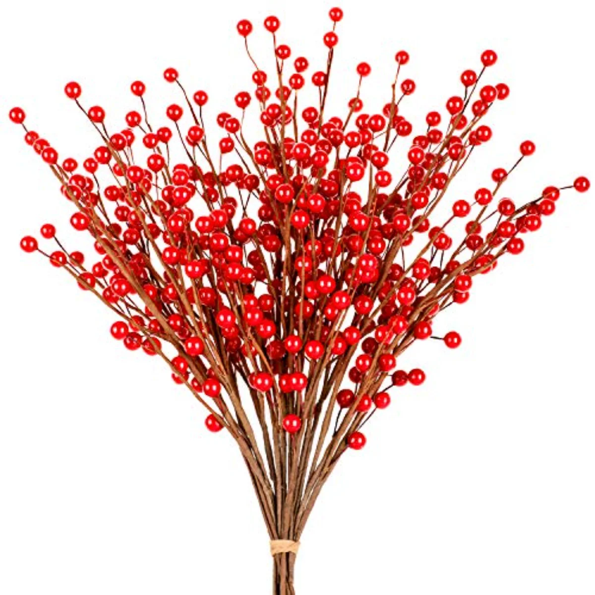 Christmas Red Berry Twig Stem