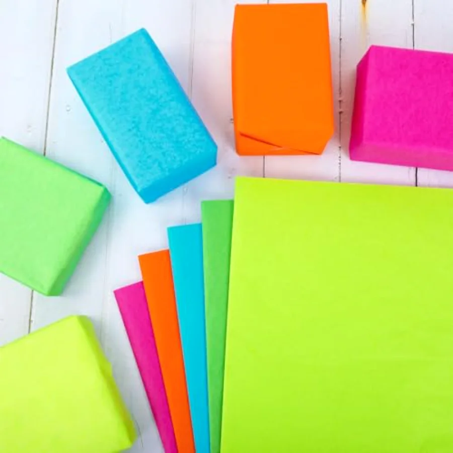 100 Sheets Neon Tissue Paper, view 3