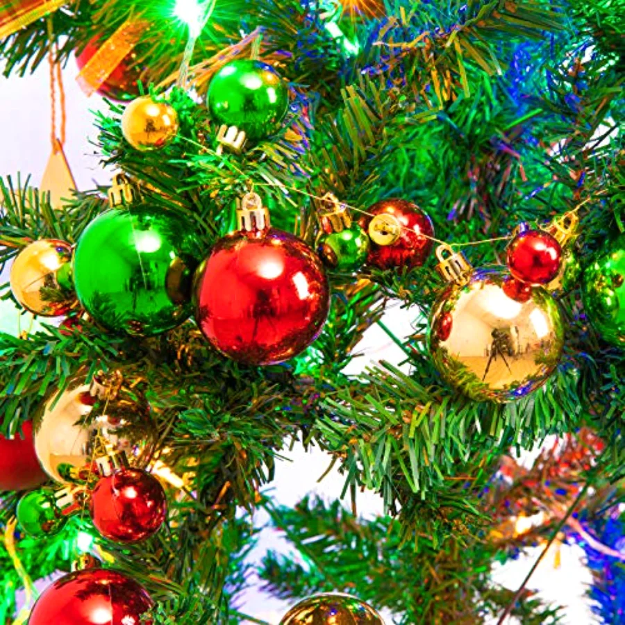 Christmas Ball Garland Ball Ornament 6ft Bauble Garland Christmas Tree, view 3