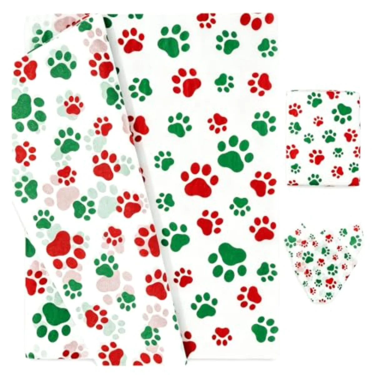 60 Pcs Christmas Tissue Paper