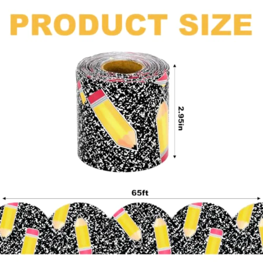 65 Ft Back to School Bulletin Board Border Trim, view 2