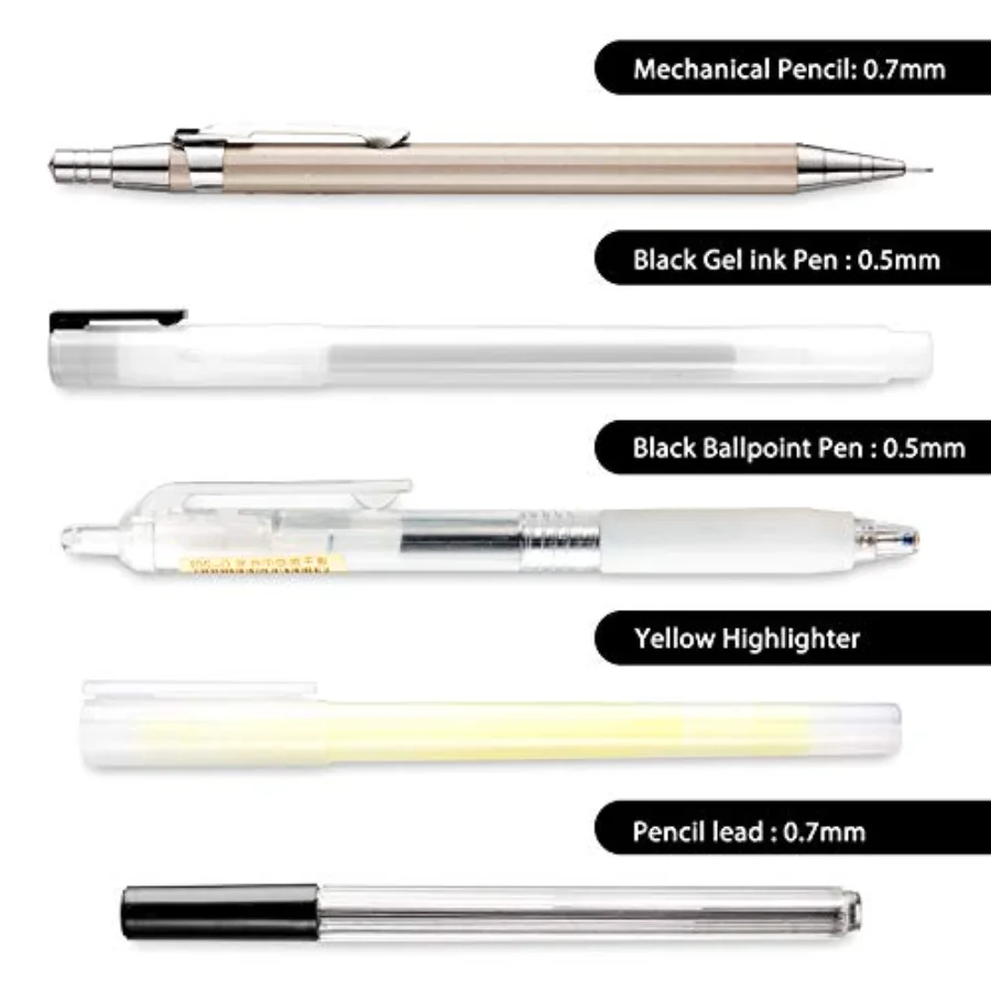 10Pcs Japanese Style Stationery Set, view 2