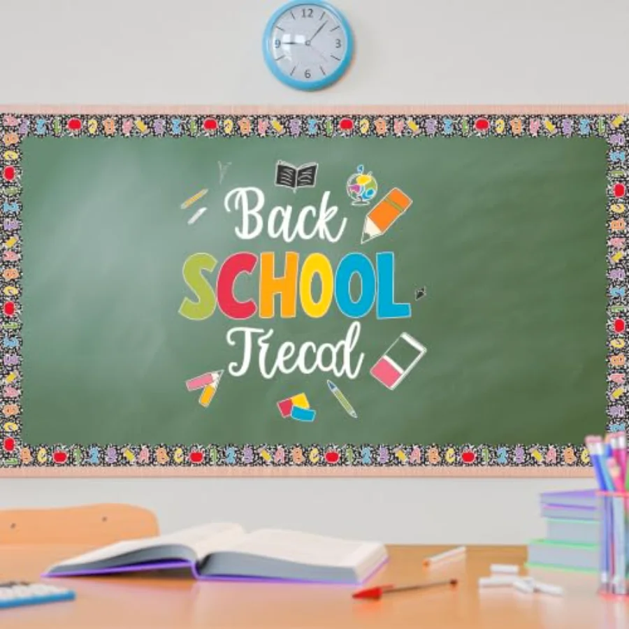 32.8 Ft Composition Bulletin Board Border Back to School Decor, view 4