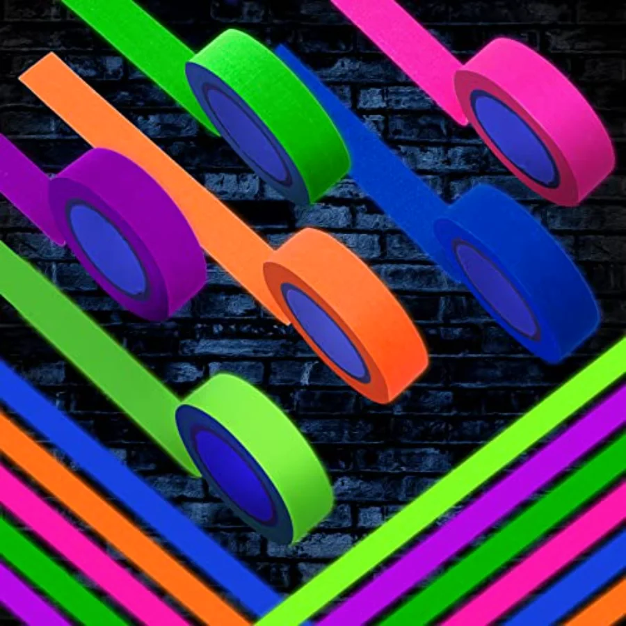 6 Colors Neon Gaffer Cloth Tape, view 4