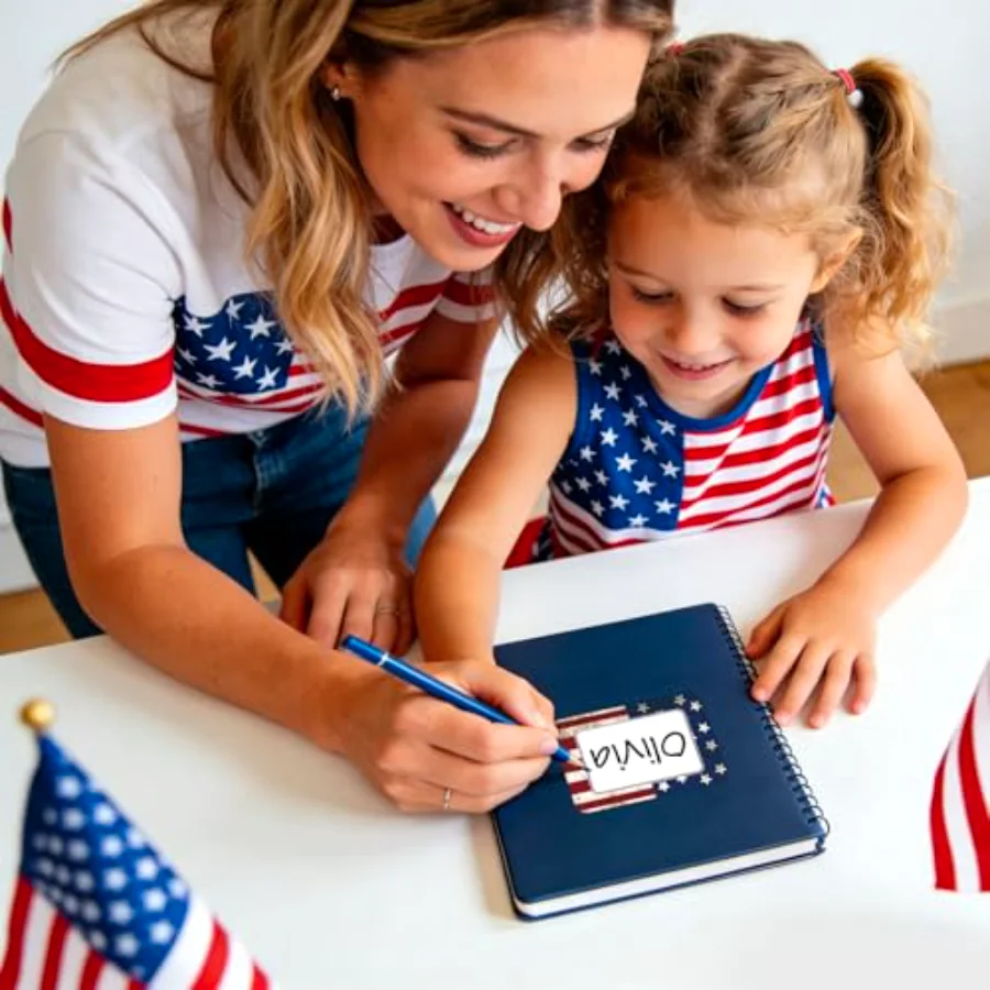 180 Pcs 250th Anniversary Patriotic Name Tag Stickers Self-Adhesive, view 4