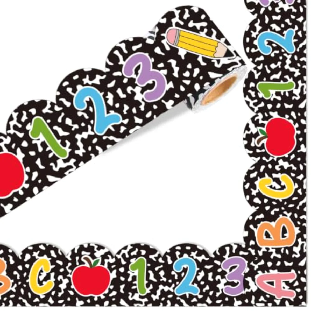 32.8 Ft Composition Bulletin Board Border Back to School Decor