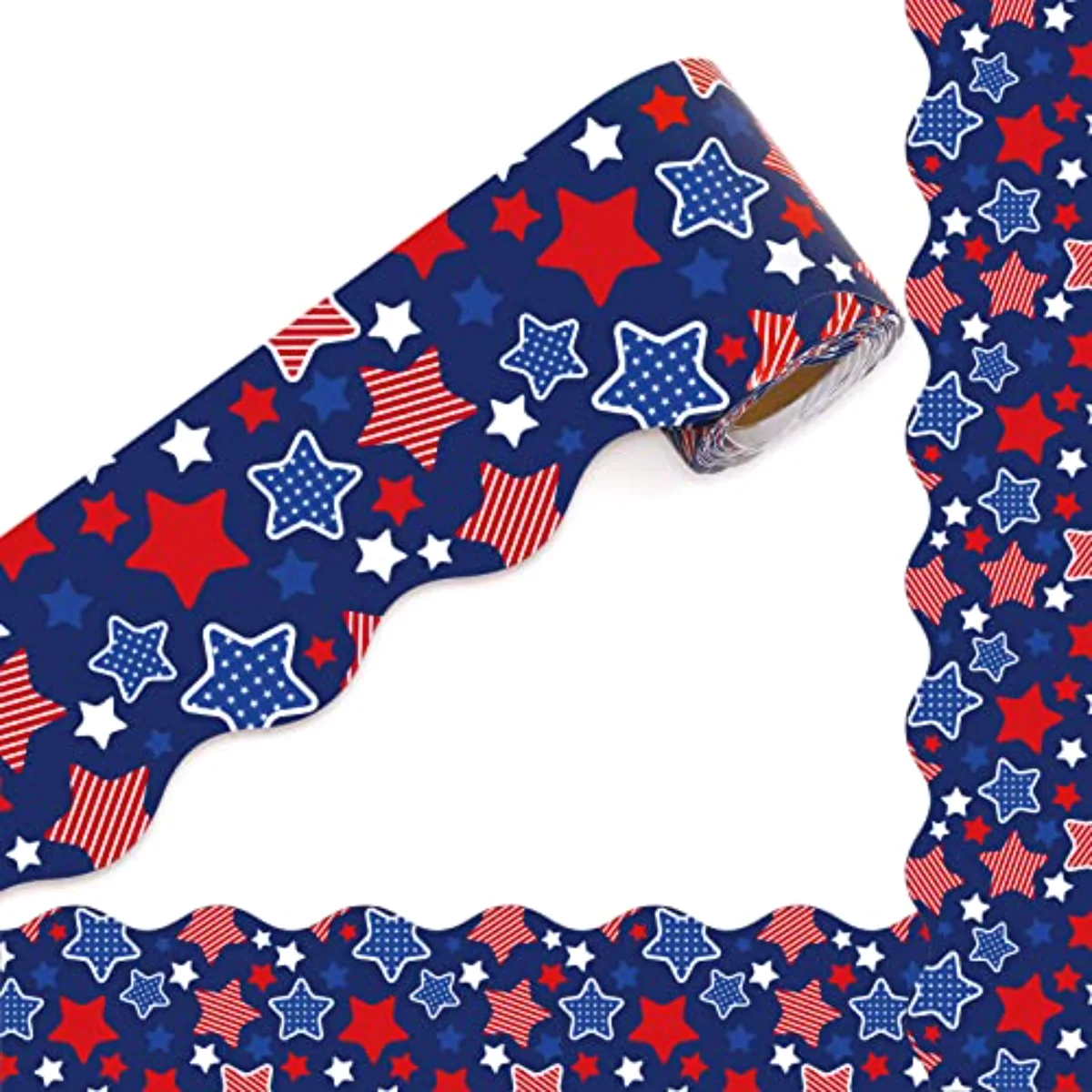 32.8ft Patriotic Star Bulletin Board Borders