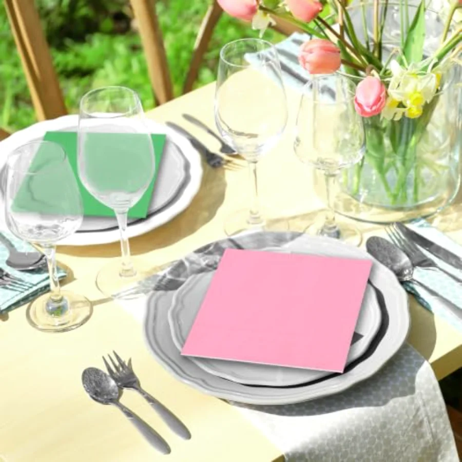 50Pcs Cocktail Napkin Witch Princess Birthday Tableware, view 4