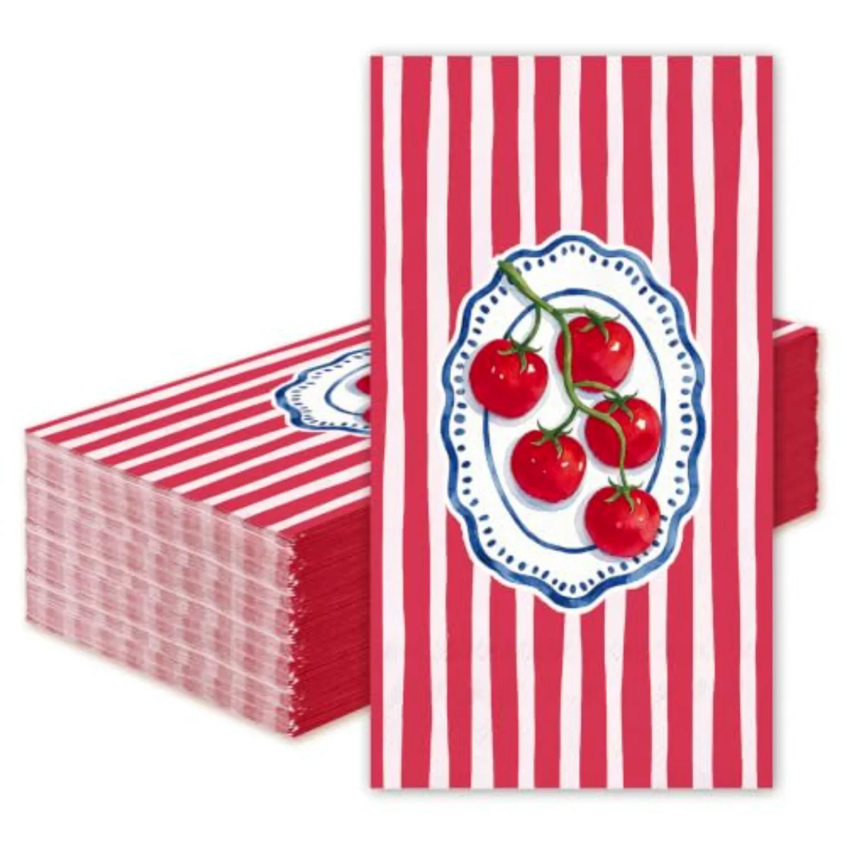 50Pcs Summer Tomato Guest Napkins
