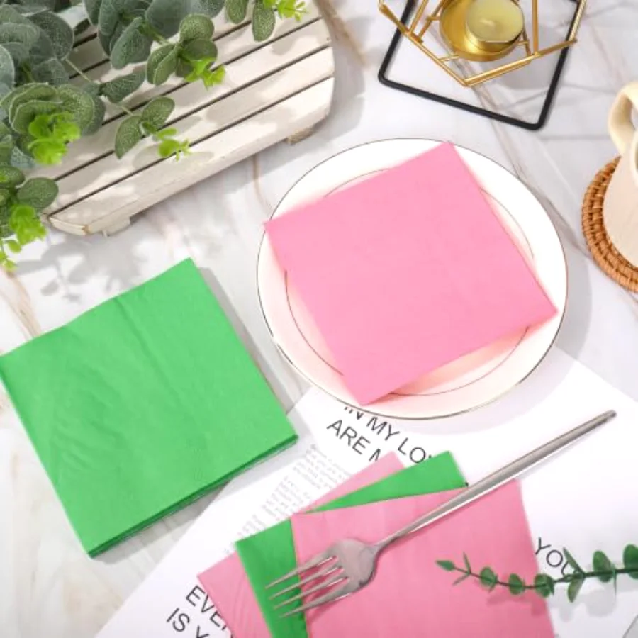 50Pcs Cocktail Napkin Witch Princess Birthday Tableware, view 3