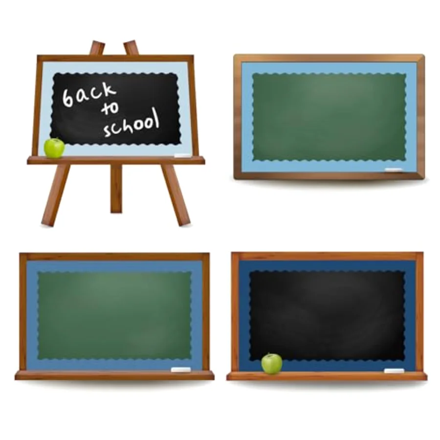 65.6 Ft Blue Bulletin Board Borders 4 Rolls Blue Series Die-Cut Board Trim, view 3