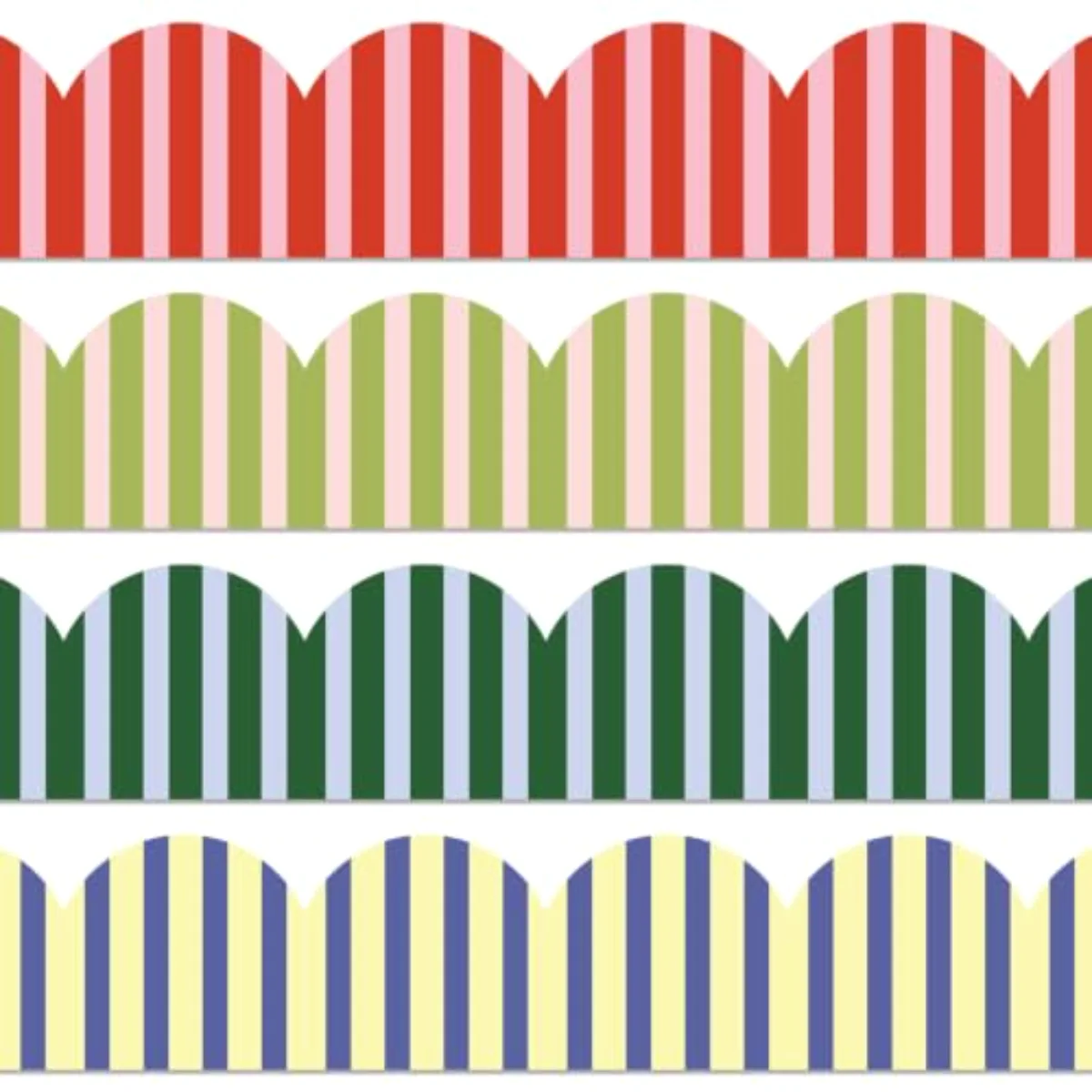 68.9Ft Striped Bulletin Board Border Stickers Classroom Decoration