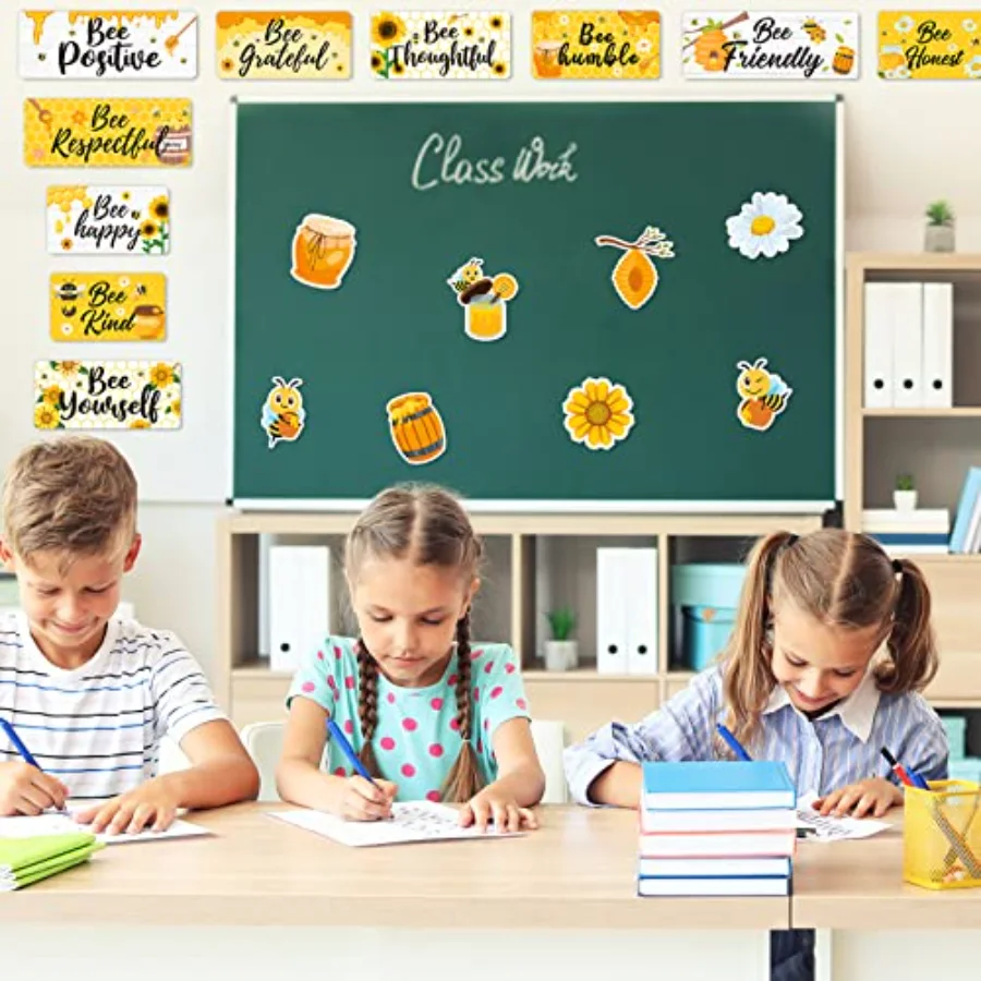 Bee Motivational Classroom Decor Back to School Bulletin Board Honeybee, view 4