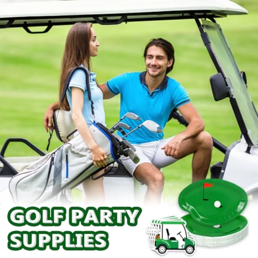 90Pcs Golf Party Plates Napkin Set, view 4