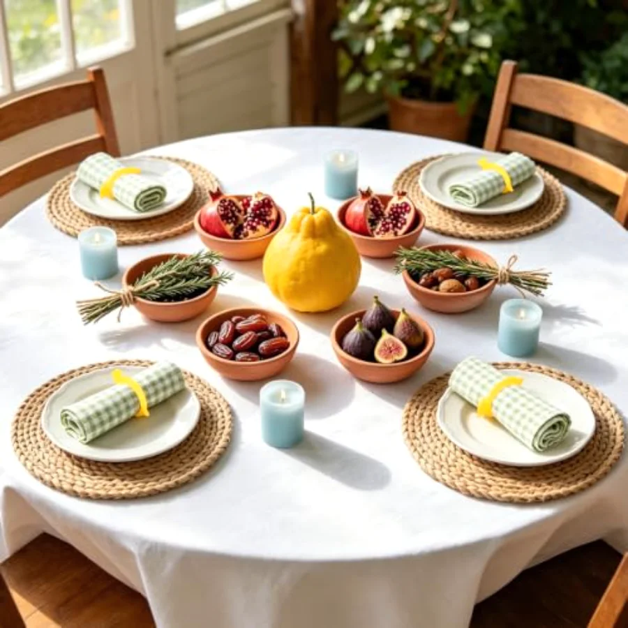24 pcs Etrog Napkin Ring Sukkot Napkin Holder Yellow Acrylic Dinner Table, view 4