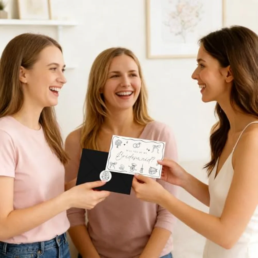 12 Pcs Bridesmaid Proposal Cards, view 4