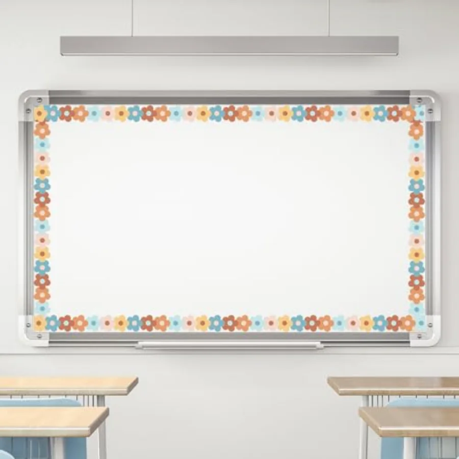 32.8 Ft Boho Flower Bulletin Board Borders, view 4