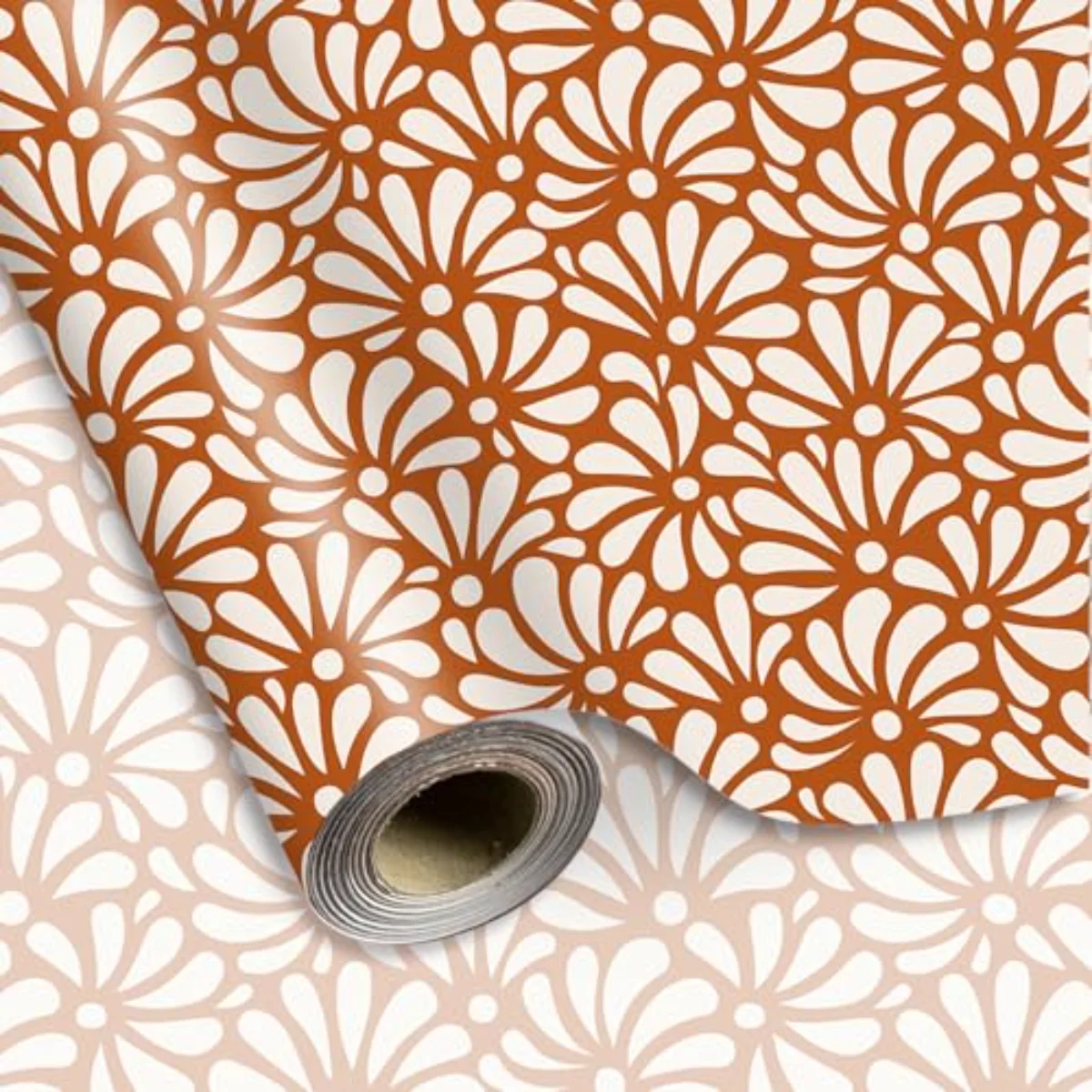 Cielito Lindo Wrapping Paper -Mini Roll- 17 In x 32.8 Ft Platos De Barro