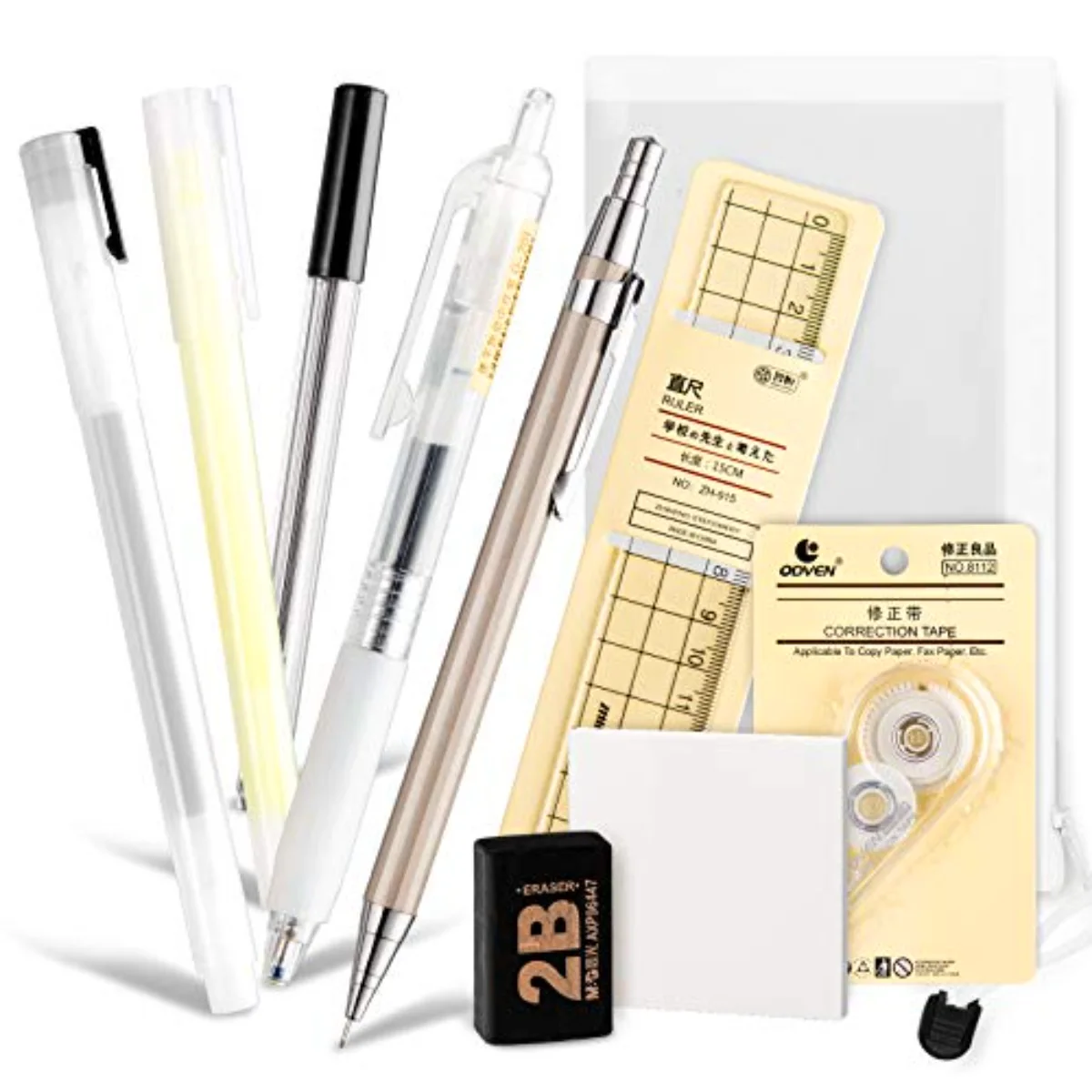 10Pcs Japanese Style Stationery Set