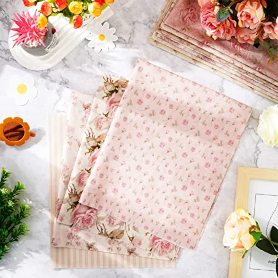 12Pcs Spring Cotton Fabric Bundles 18 x 22 (3XX1), view 4