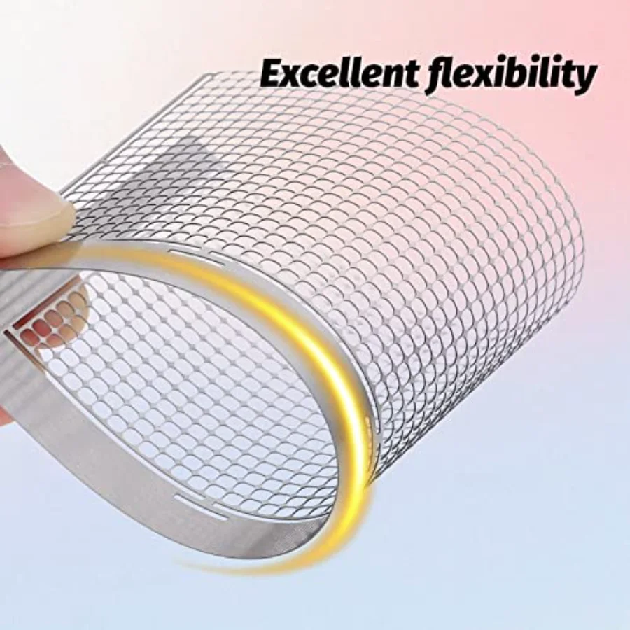 3Pcs Stainless Diamond Pasted Drawing Ruler Steel 5D Drawing Mesh Ruler, view 3