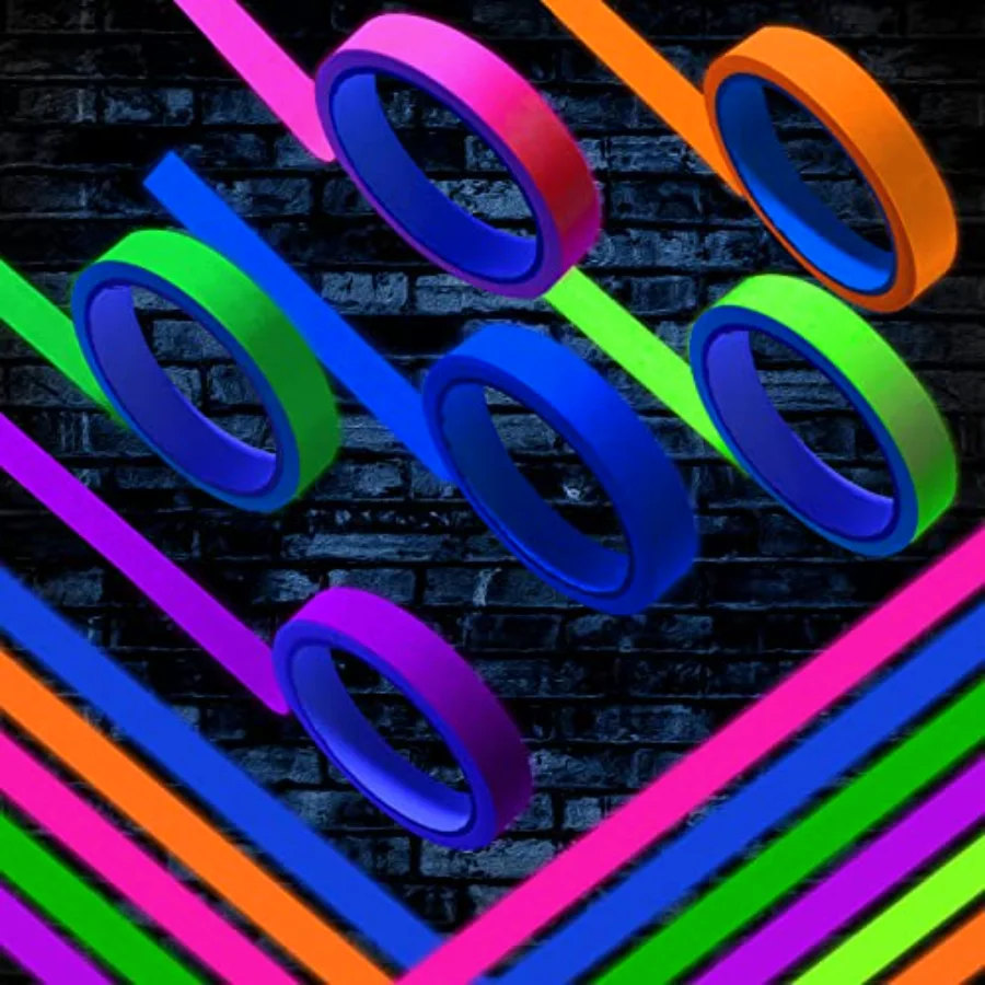 6 Colors Neon Gaffer Cloth Tape (TM1L), view 4
