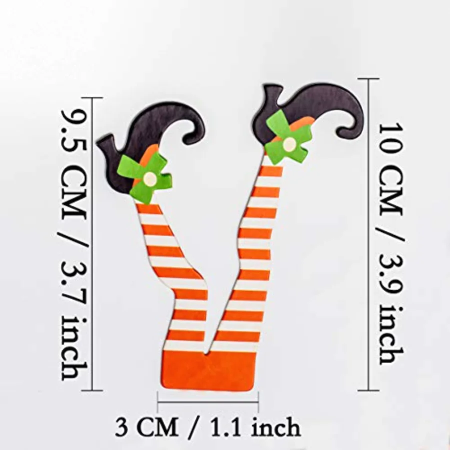 Halloween Cupcake Toppers Witch Boot Paper Cupcake Decorations for Cupcake, view 3
