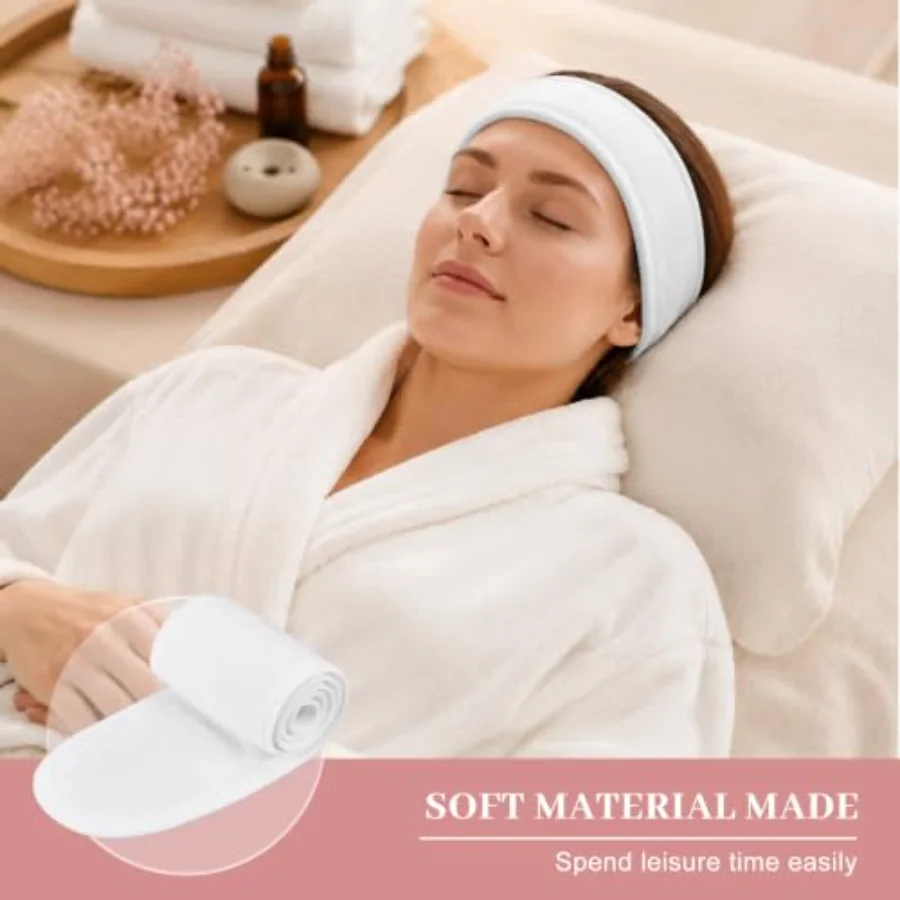 3Pcs Spa Facial Headband Make Up Wrap Head (9Q19), view 4