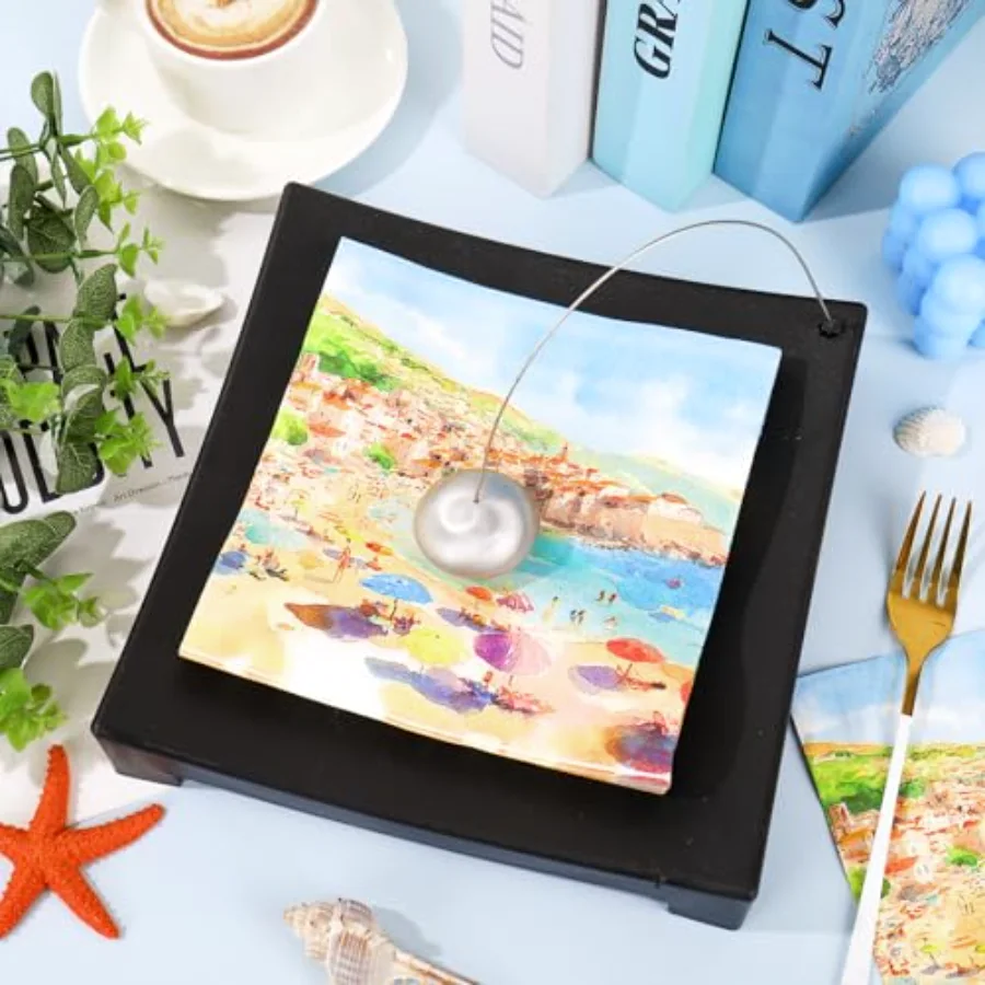 50 Pcs Beach Paper Napkins Disposable Luncheon Napkins Watercolor Sea, view 4