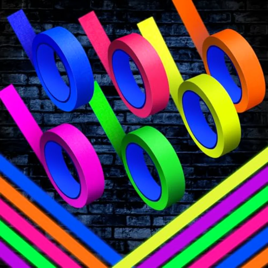 6 Neon Colors Gaffer Cloth Tape, view 4