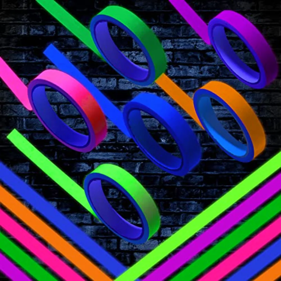 6 Colors Neon Gaffer Cloth Tape (MTP7), view 4