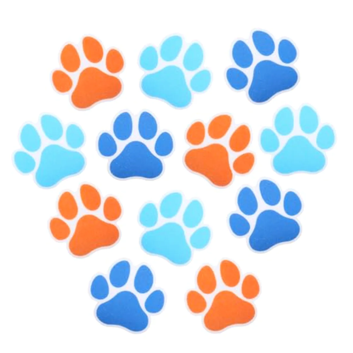 24Pcs Dog Paw Bathroom Non Slip Stickers Waterproof Anti Slip Bathtub