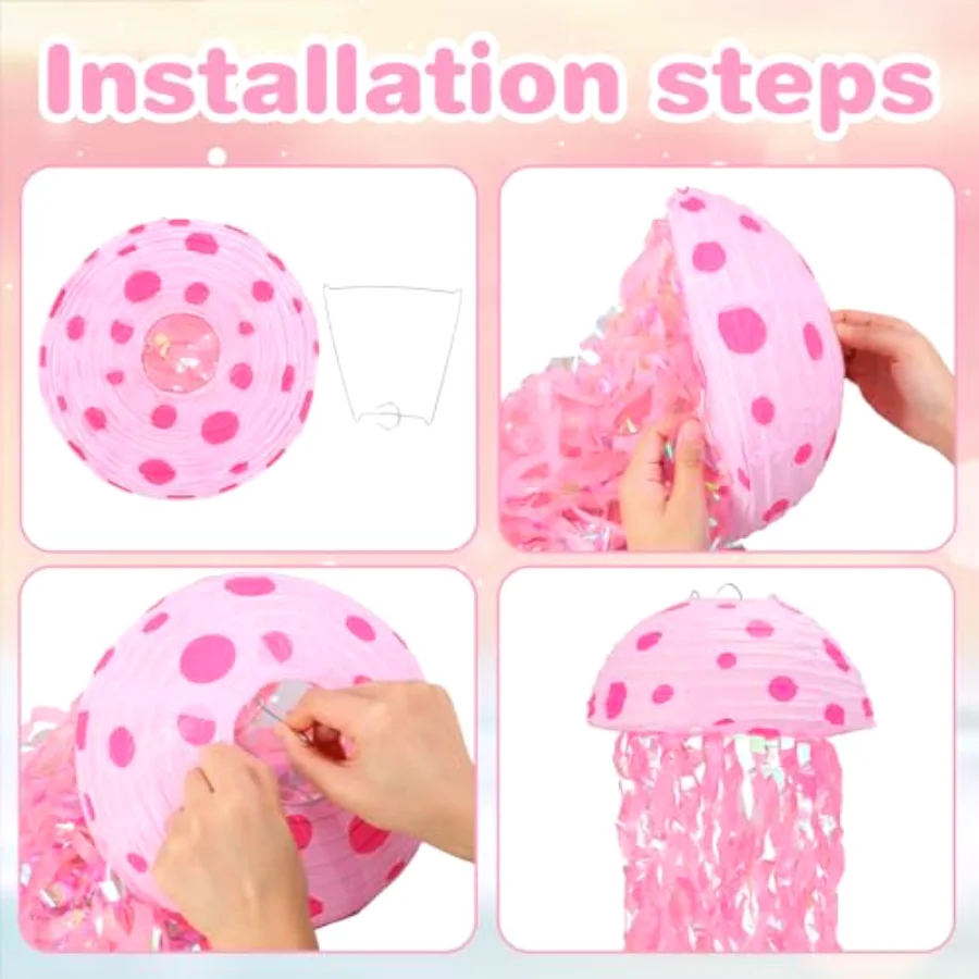 30 Pcs 10 Inch Cartoon Sponge Themed Birthday Party Decoration Jellyfish, view 3